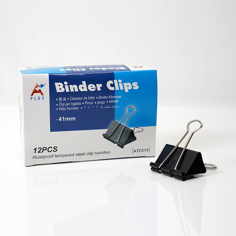 China 41mm Black Binder Clips Manufacture and Factory