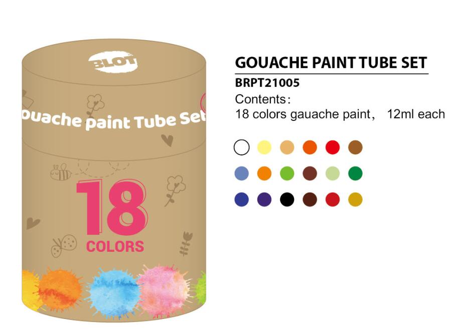 Gouache paint Tube Set