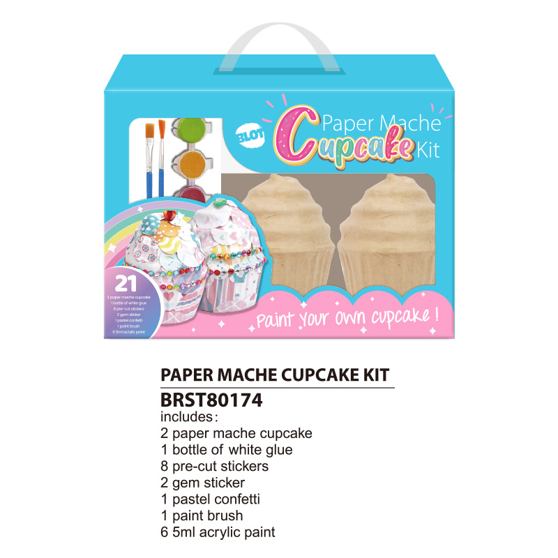 China Paper Mache Cupcake Kit Manufacture and Factory