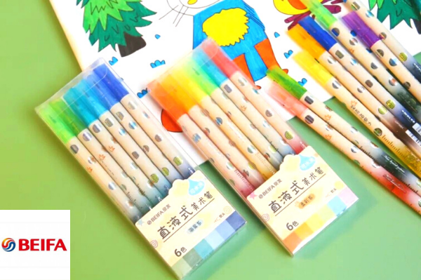 Beifa straight liquid art pen, outline the beauty of...