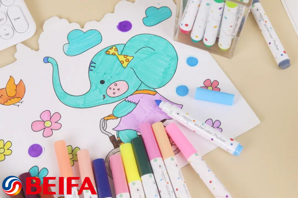 Rest assured to use! Beifa washable watercolor pen ~